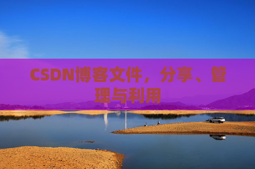 CSDN博客文件，分享、管理与利用